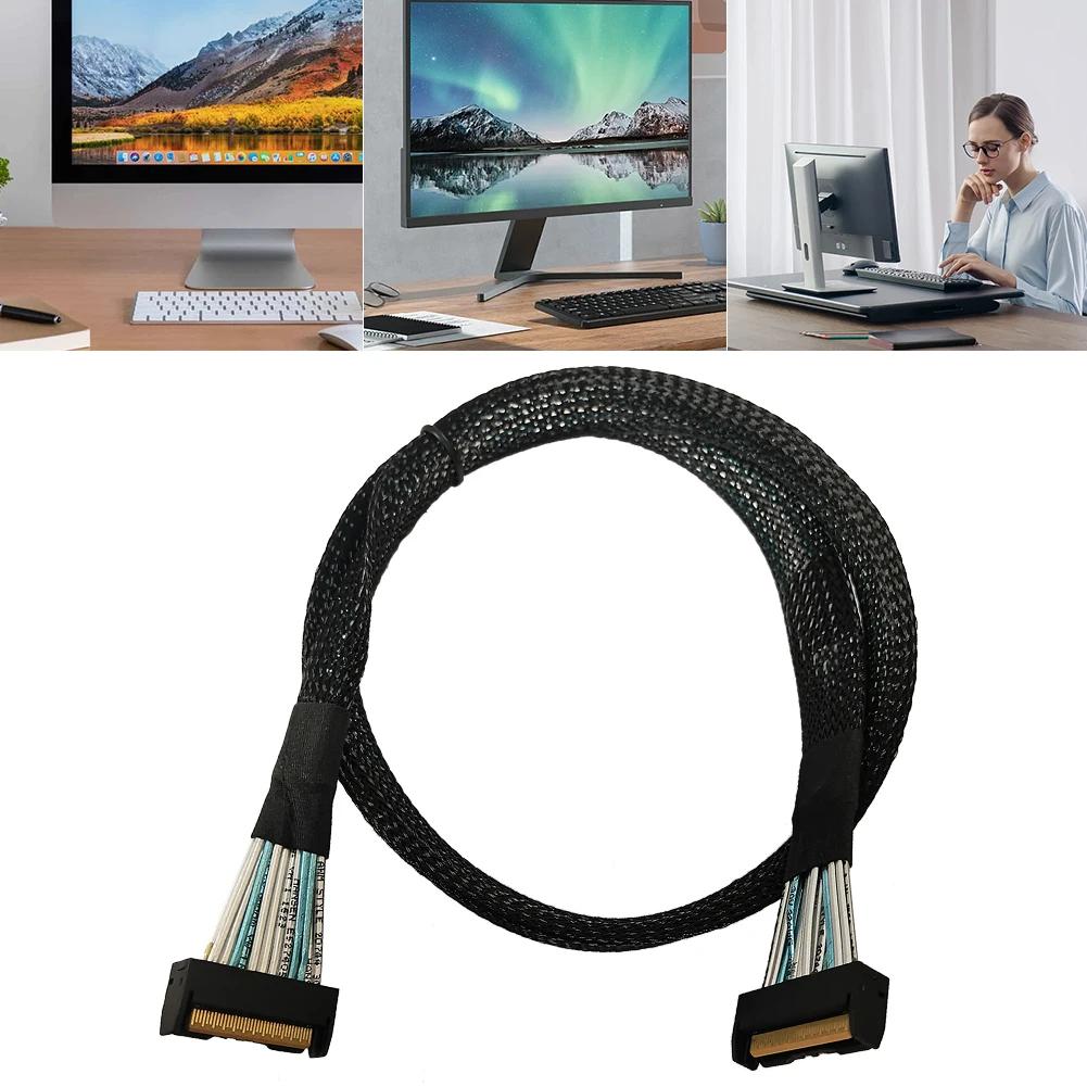 MCIO 74P-MCIO 74P MCIO 74  -MCIO 74   ͽټ ̺, 0.5/0.7M 32G PCIE5.0  SAS  ̺